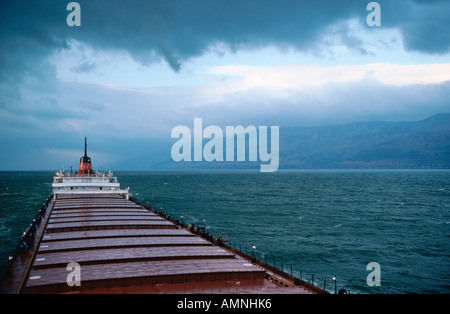 SS Quebec, sul fiume San Lorenzo, Canada Foto Stock