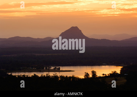 Noosa capi al tramonto, Queensland, Australia Foto Stock