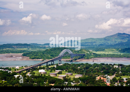 Ponte delle Americhe, Panama Foto Stock