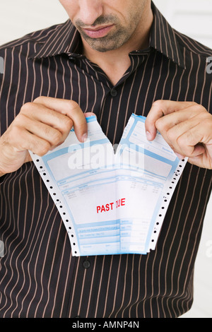 L'uomo Rip Bill a metà Foto Stock