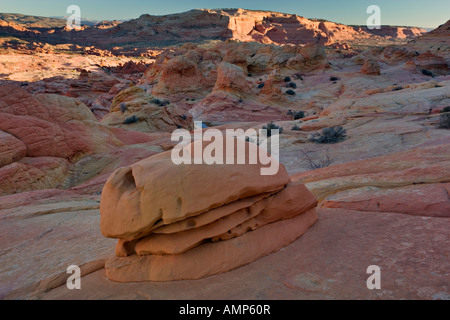 Formazioni di arenaria in Coyote buttes deserto Foto Stock