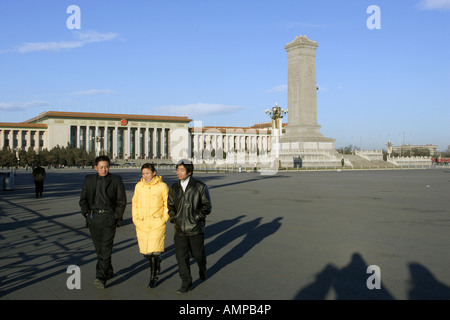 La Piazza Tiananmen a Pechino, Cina Foto Stock