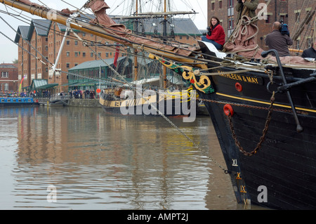 Kathleen & Maggio e Pheonix Tallships Gloucester Tall Ships Festival 2007 Foto Stock