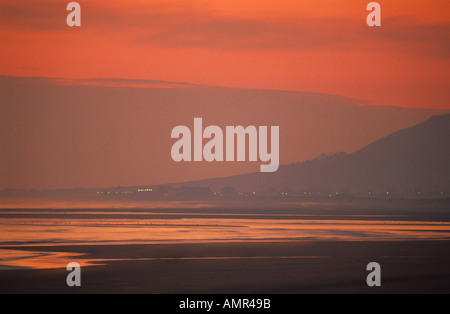 Blaenau Ffestiniog sunset sunrise alba al crepuscolo Wales UK Europa Foto Stock