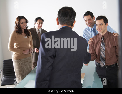 La gente di affari in riunione Foto Stock