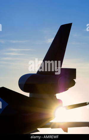 Aereo al tramonto Foto Stock