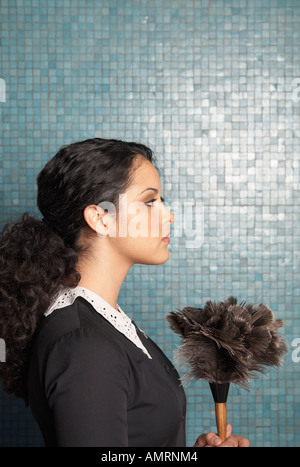 Ritratto di cameriera Foto Stock