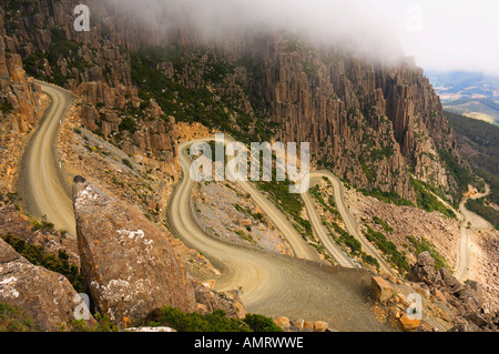 La scala di Giacobbe, Ben Lomond National Park. La Tasmania, Australia Foto Stock