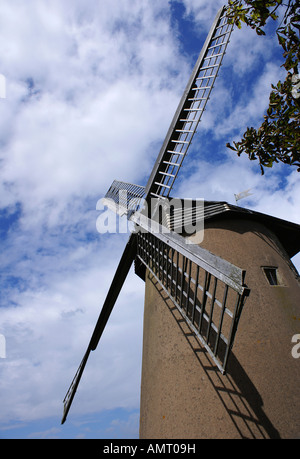 Il mulino a vento di Bembridge sull'Isola di Wight Foto Stock