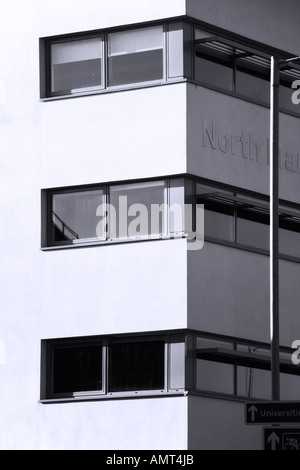 Dettaglio MANCAT College e la libreria Harpurhey Manchester Regno Unito da Walker Simpson Architects 2006 Foto Stock