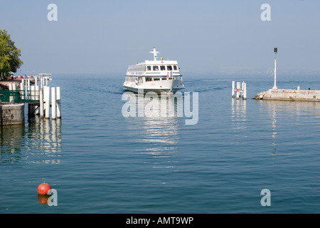 Il traghetto a Losanna da Evian Francia, settembre 2007 Foto Stock