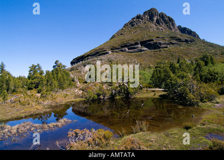 Craddle Mountain Lake St Clair National Park, Australia, Tasmania Foto Stock