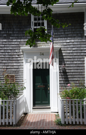 Porta in Edgartown, Martha's Vineyard Foto Stock
