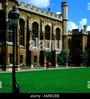 Un quadrangolo presso il Corpus Christi College di Cambridge Inghilterra England Foto Stock