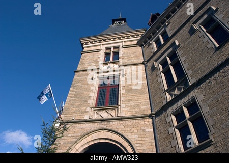 Facciata della vecchia casa in redon britany francia Foto Stock