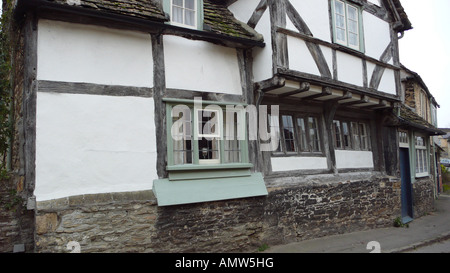 Tudor House a lacock,Wiltshire, Inghilterra, Regno Unito Foto Stock