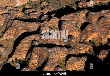 Vista aerea del pasticciare Bungles (Parco Nazionale di Purmululu), Australia occidentale Foto Stock