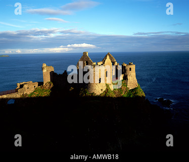 Dunluce Castle Co Antrim Irlanda del Nord Foto Stock