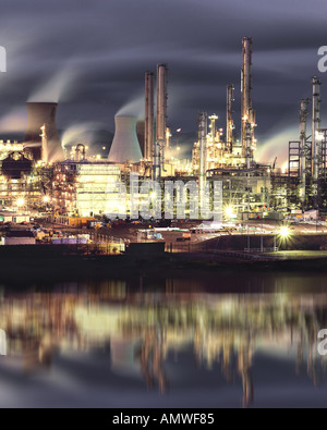 GB - Scozia: Grangemouth raffineria di petrolio Foto Stock