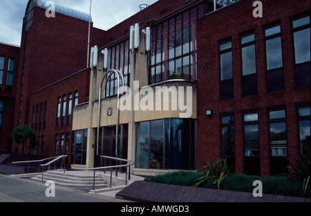 La città di Londra Independent Boys School, banca del Nord del Tamigi, London EC4, Regno Unito Foto Stock