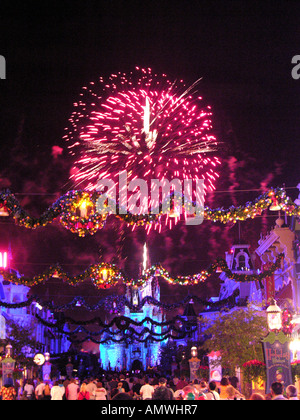 Natale Xmas Walt Disney World Orlando in Florida Foto Stock
