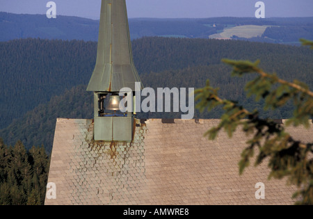 Chiesa guglia in Kandel Foresta Nera Baden Württemberg Germania Foto Stock