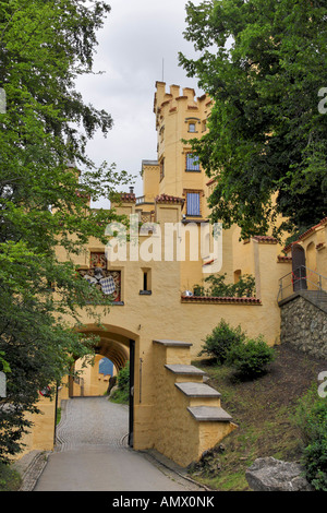 Castello di Hohenschwangau, in Germania, in Baviera, Allgaeu, Fuessen Foto Stock
