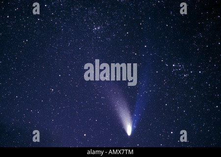 La cometa Hale-Bopp in aprile 1997 Foto Stock