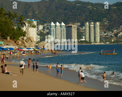 Baia di Acapulco, Playa Icacos Foto Stock