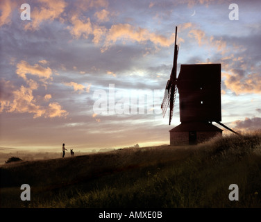 GB - BUCKINGHAMSHIRE: lo storico Mulino a rombo liscio Foto Stock