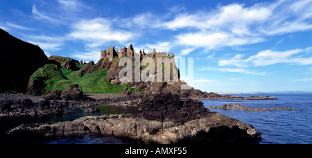 Dunluce Castle Co Antrim Irlanda del Nord Foto Stock