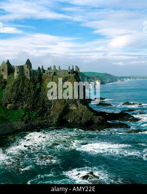 Dunluce Castle Co. Antrim Irlanda del Nord Foto Stock