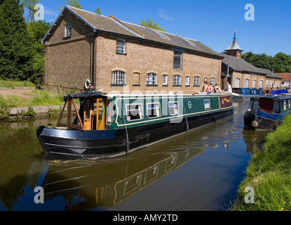 Ex British Waterways Yard - Grand Union Canal - Bulbourne - Tring - Hertfordshire Foto Stock