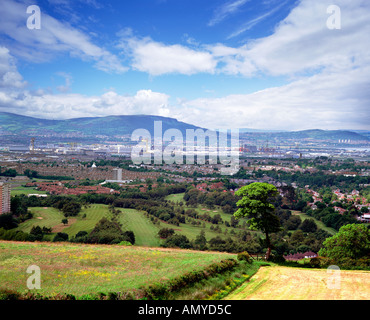 Belfast da Castlereagh, Irlanda del Nord Foto Stock