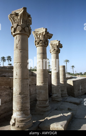 Dendera Greco tempio romano Qena Egitto Foto Stock