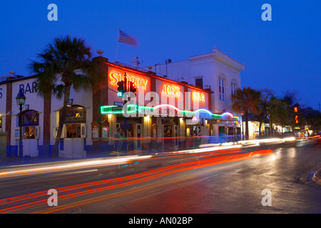 Il famoso Joes Sloppy Bar a Key West, Florida Foto Stock