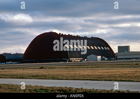 Blimp appendiabiti in Akron Ohio USA Foto Stock