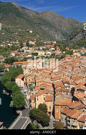 Breil sur roya Vallée de la Roya Alpes-Maritimes 06 PACA Europa Foto Stock