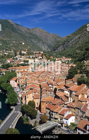 Breil sur roya Vallée de la Roya Alpes-Maritimes 06 PACA Europa Foto Stock