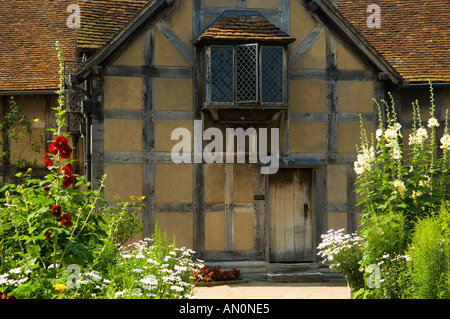 Stratford upon Avon William Shakespeare Birthplace in Henley Street Foto Stock