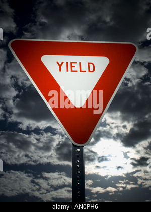 Segnale stradale Foto Stock