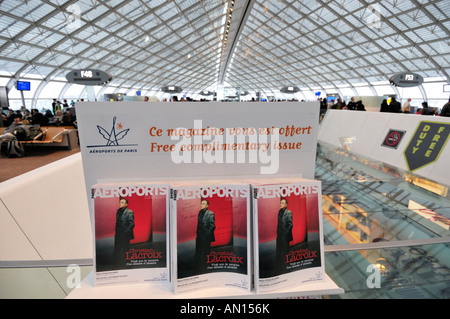 Riviste internazionali di Aeroports francesi, aeroporto CDG di Parigi, Roissy FR Foto Stock