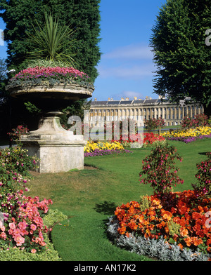Vasca da bagno Royal Crescent Somerset England Regno Unito Foto Stock