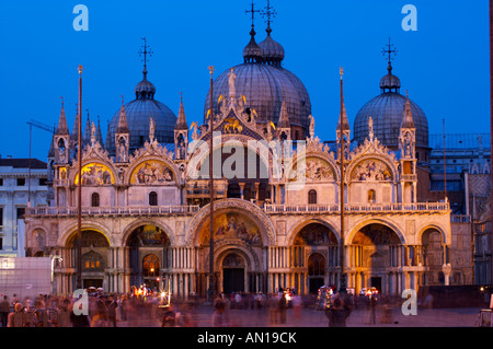 Basilica di San Marco in Piazza San Marco (Piazza San Marco), Venezia, Veneto, Italia, Europa. Foto Stock