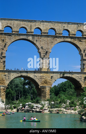 Pont du Gard Provence Francia Foto Stock