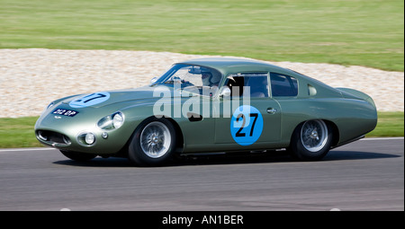 1961 Aston Martin Project 212 a Goodwood, Sussex, Regno Unito. Foto Stock