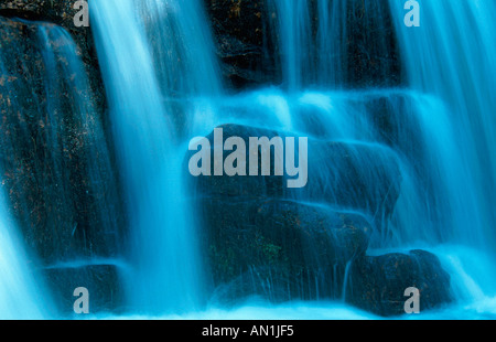 Sezione di cascata, Regno Unito, Scozia, Glen Etive Foto Stock