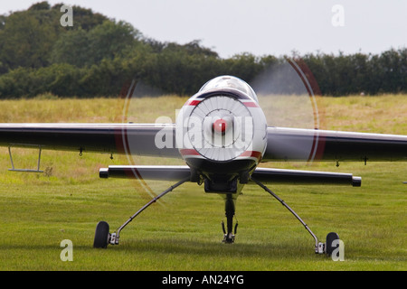 Yak 55 reg "G-YKSS' Popham Hampshire Foto Stock