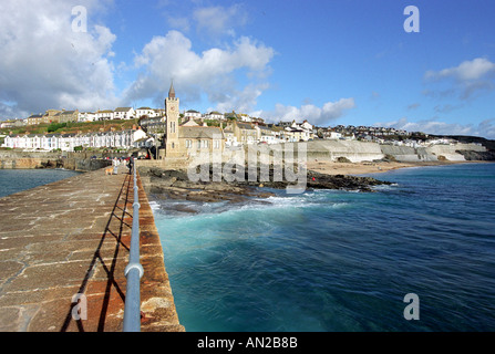 Porthleven in Cornwall Inghilterra REGNO UNITO Foto Stock