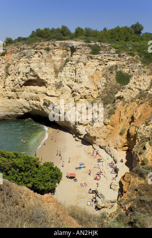 L' Algarve, Carvoeiro, Praia do Paraiso Foto Stock